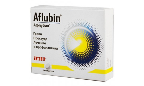 Афлубин, таблетки подъязычн гомеопат №24
