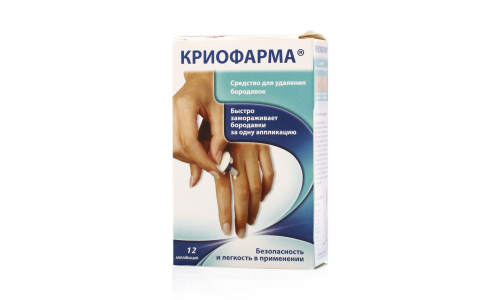 КРИОФАРМА, СРЕДСТВО ДЛЯ УДАЛЕНИЯ БОРОДАВОК 35МЛ+12 АППЛИКАТОРОВ