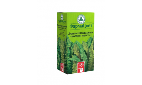 Ламинария-Морская Капуста слоевища, пачка 100г