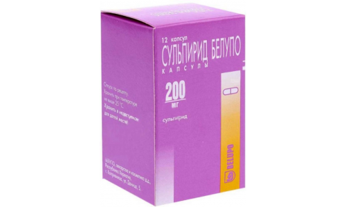 107 Сульпирид-Белупо капс 200мг №12