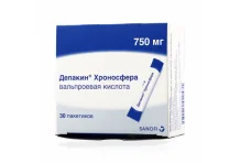 Депакин Хроносфера, гранулы пролонг высвоб 750мг пак №30