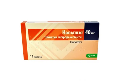 Нольпаза, таблетки ппо кишечнораств 40мг №14