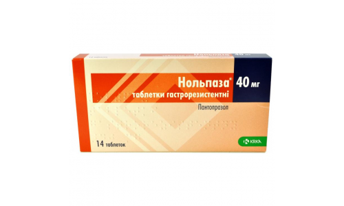 Нольпаза, таблетки ппо кишечнораств 40мг №14