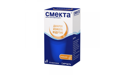 СМЕКТА, ПОРОШОК  ПАКЕТЫ 3Г №10 АПЕЛЬСИН