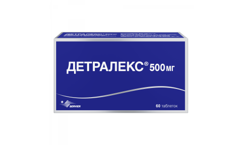 Детралекс, таблетки ппо 500мг №60