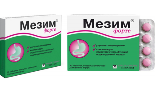 Мезим Форте, таблетки по №80