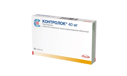 Контролок, таблетки по кишечнораств 40мг №28