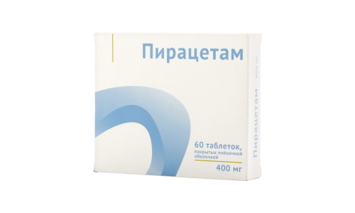 Пирацетам, таблетки ппо 400мг №60