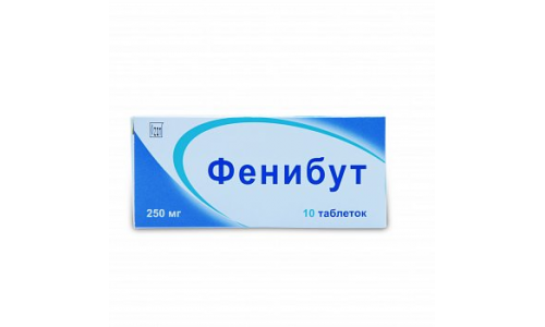 Фенибут, таблетки 250мг №10