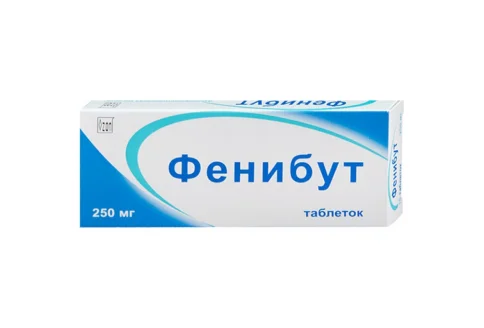 Фенибут, таблетки 250мг №20