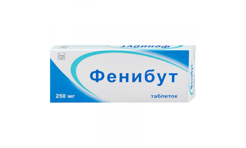 Фенибут, таблетки 250мг №20