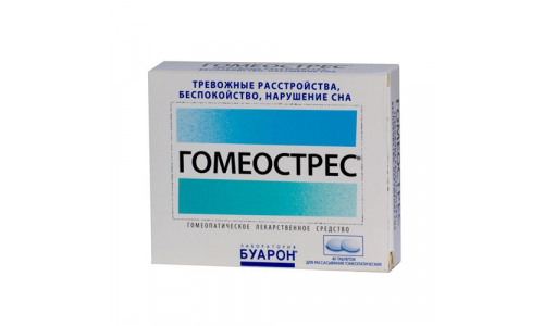 Гомеостресс, таблетки для рассас гомеопат №40