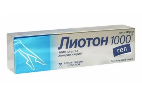 Лиотон 1000, гель для наружн примен 50г