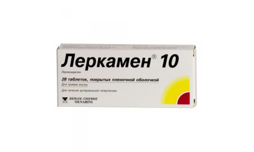 Леркамен 10, таблетки ппо 10мг №28