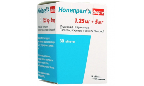 Нолипрел А Форте, таблетки ппо 5мг+1,25мг №30 фото 3