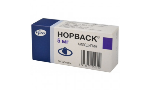 Норваск, таблетки 5мг №30