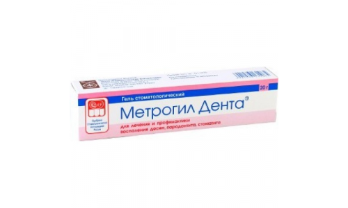 Метрогил Дента, гель стомат 20г