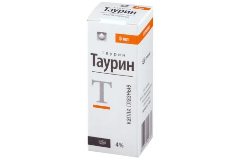 Таурин, капли глазн 4% 5мл