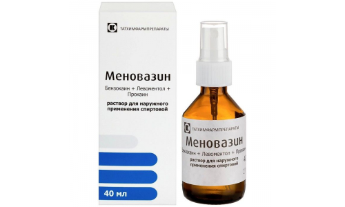 МЕНОВАЗИН, РАСТВОР НАРУЖНЫЙ 40МЛ фото 2
