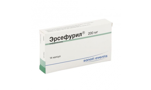 ЭРСЕФУРИЛ, КАПСУЛЫ 200МГ №14