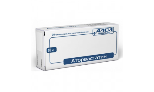 Аторвастатин АЛСИ, таблетки ппо 10мг №30