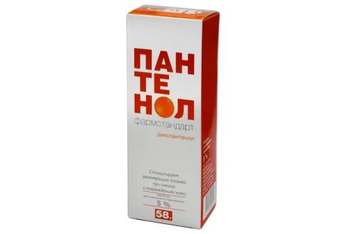 Пантенол Фармстандарт, пена для наруж примен 5% 58г
