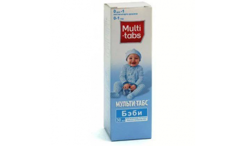 МУЛЬТИ-ТАБС БЭБИ 0-1ГОД, КАПЛИ 30МЛ