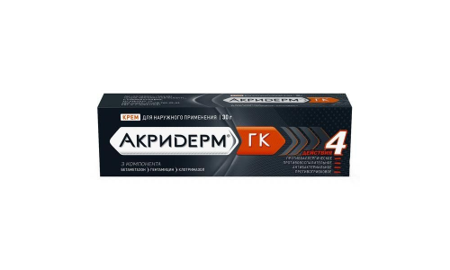 Акридерм ГК, крем для наруж примен 30г