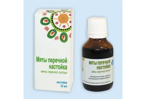 Мята перечная, настойка фл 25мл