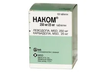 Наком, таблетки 250мг+25мг №100