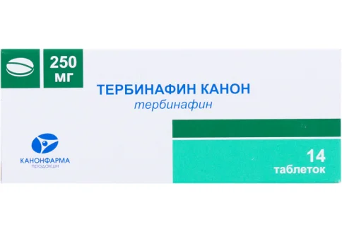 Тербинафин Канон, таблетки 250мг №14