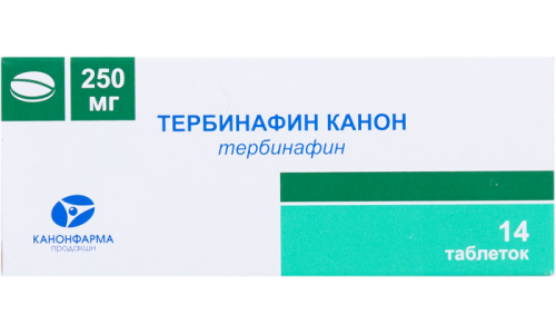 Тербинафин Канон, таблетки 250мг №14