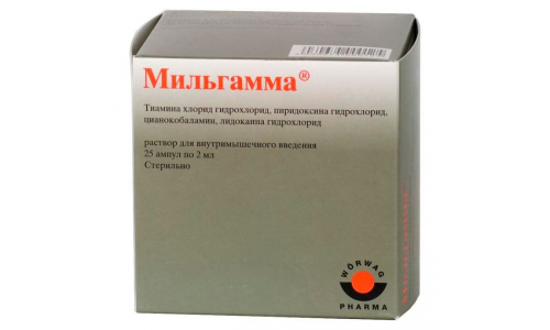 Мильгамма, раствор для в/м введ 2мл №25