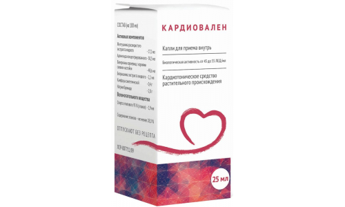 Кардиовален, капли 25мл