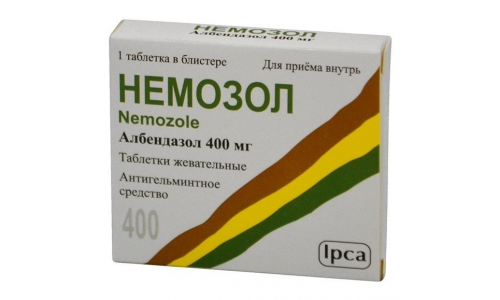 Немозол, таблетки жев 400мг №1