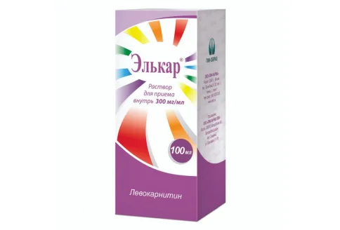 Элькар, раствор для внутр примен 300мг/мл 100мл