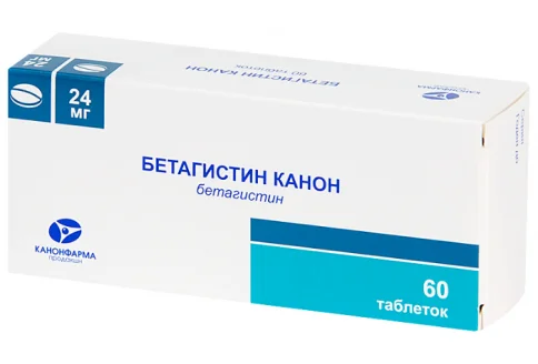 Бетагистин Канон, таблетки 24мг №60