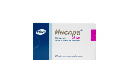 Инспра, таблетки ппо 25мг №30
