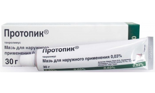 Протопик, мазь для наружного Применения 0.03% Туба 30Г