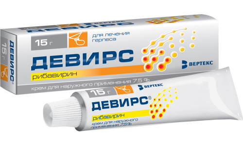 Девирс, крем для наруж 7,5% туб 15г
