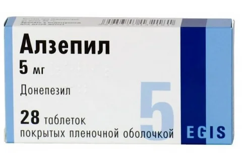 Алзепил, таблетки ппо 5мг №28