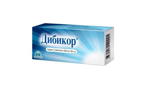 Дибикор, таблетки 500мг №60