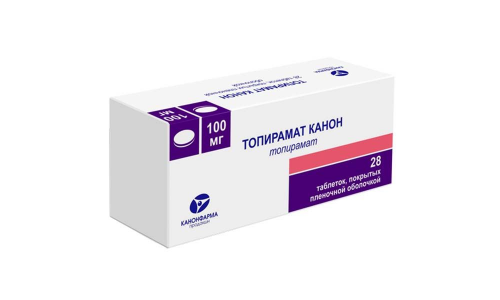 Топирамат-Канон таб ппо 100мг №28