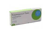 Карведилол Тева, таблетки 12,5мг №30
