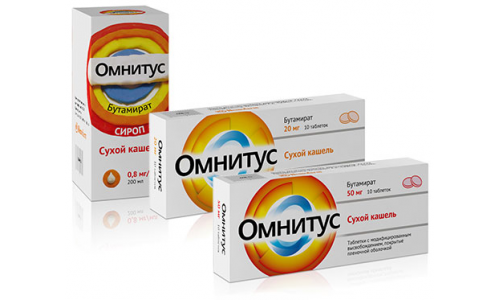 Омнитус, таблетки 20мг №10