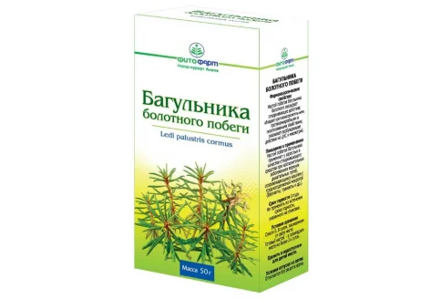 Багульника Болотного побеги, пач 50г