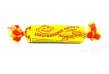 Аскорбиновая кислота с Сахаром, таблетки 25мг №10
