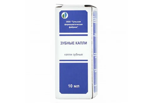 ЗУБНЫЕ КАПЛИ, ФЛАКОН 10МЛ