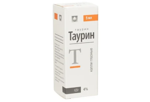 Таурин, капли глазн 4% 10мл