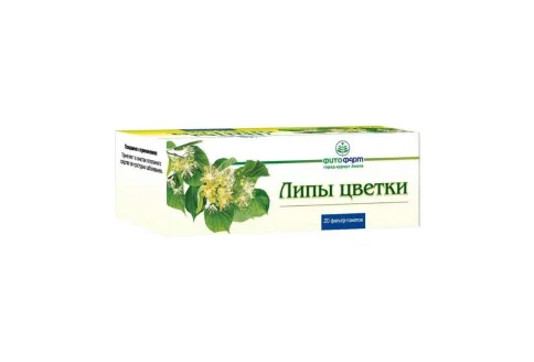 Липа цветки, фильтр-пакеты 1,5г №20